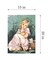 Needlepoint canvas for halfstitch without yarn Canvas Little Girl with Cats SE929.116 Seg De Paris Printed Tapestry Canvas